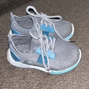 New Blue and gray sneakers slip on’s